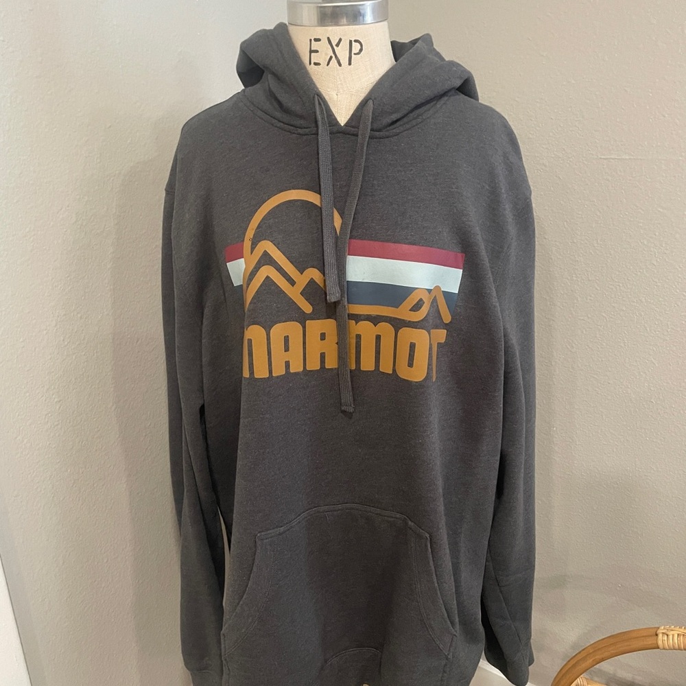 NWOT Marmot Grey Hoodie 2X
